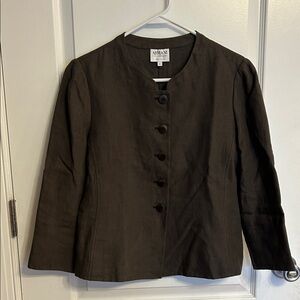 Giorgio Armani Women's Dark Brown Blazer